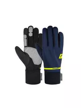 Перчатки Reusch, цвет 4549 night sky/safety yellow