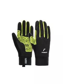 Перчатки Reusch, цвет 7752 black/safety yellow