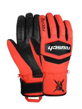 Перчатки Reusch, цвет 7809 black/fluo red