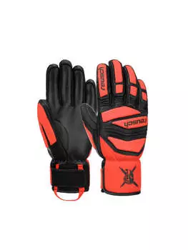 Перчатки Reusch, цвет 7809 black/fluo red