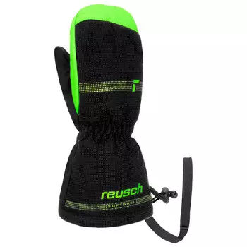 Перчатки Reusch Maxi R-Tex XT Mitten, цвет Black/Green Gecko