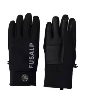 Перчатки «Роковые перчатки» Fusalp, черный