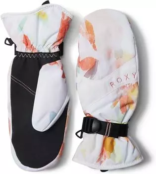 Перчатки Roxy Jetty Mittens, цвет Bright White Tenderness