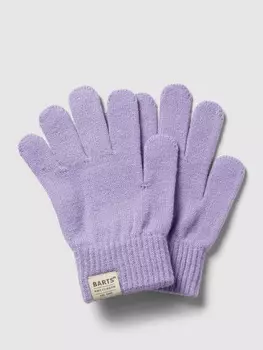 Перчатки с детализацией лейбла модели "Sisterbro" Barts, сирень