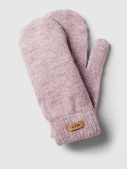 Перчатки с детализацией лейбла модели "Witzia" Barts, сирень