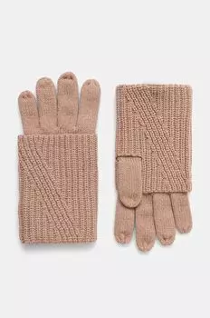 Перчатки с добавлением шерсти Allsaints, оранжевый