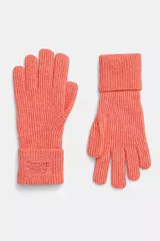 Перчатки с добавлением шерсти Superdry, оранжевый