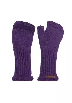 Перчатки с короткими пальцами CLEO Knit Factory, цвет purple