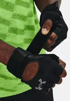 Перчатки с короткими пальцами HALF FINGER WEIGHTLIFTING Under Armour, цвет black