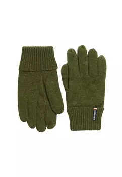 Перчатки с закрытыми пальцами Superdry Essential, темно-зеленый