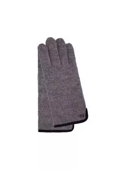 Перчатки Саша, деталь логотипа, женские Otto Kessler, цвет Light Grey Mel