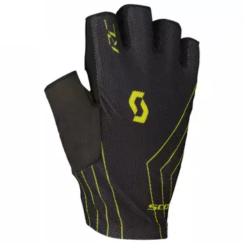 Перчатки Scott RC Team SF, цвет Black/Sulphur Yellow
