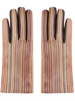 Перчатки Signature Stripe Paul Smith, красный