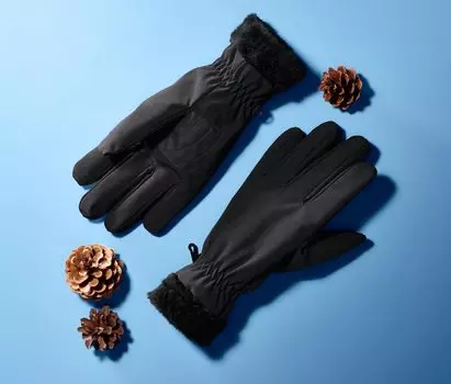 Перчатки софтшелл Tchibo, черный