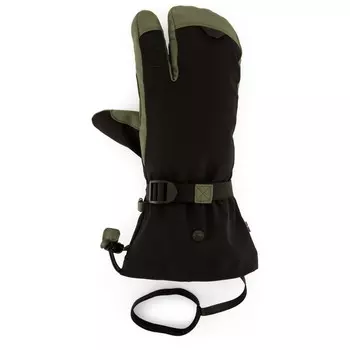 Перчатки Stoic Wool NalluSt. II 3 Finger, цвет Black/Dark Olive
