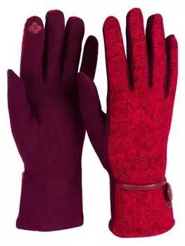 Перчатки styleBREAKER, цвет bordeaux/rot