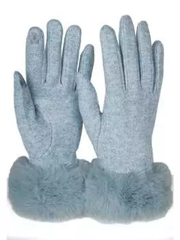 Перчатки styleBREAKER, светло-синий