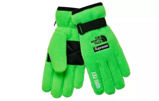 Перчатки The North Face x Supreme, зеленый