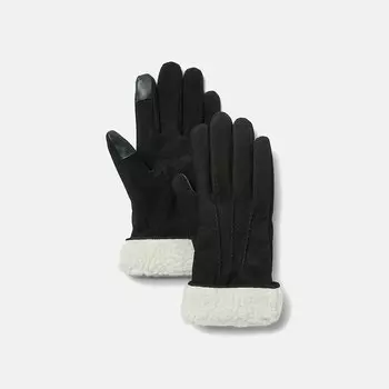 Перчатки Timberland Leather Sherpa, черный