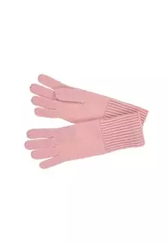 Перчатки тонкой вязки на пальцы 18957-0 SEEBERGER, цвет Rosewood One Size