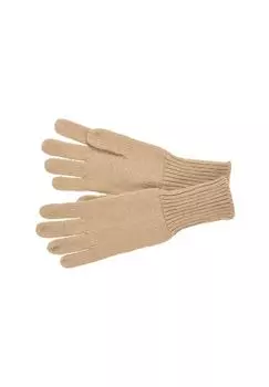 Перчатки тонкой вязки на пальцы 18957-0 SEEBERGER, цвет Camel One Size