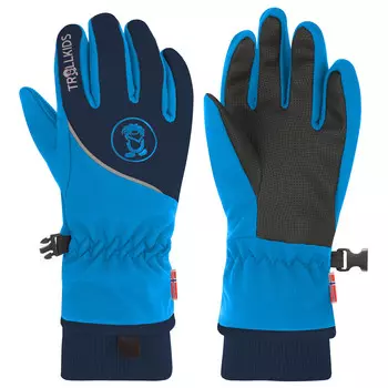 Перчатки Trollkids Trolltunga Glove, цвет Navy/Medium Blue