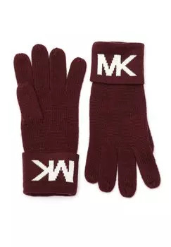 Перчатки TURN BACK MICHAEL Michael Kors, цвет dark red