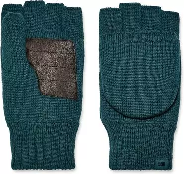 Перчатки UGG Knit Flip Mitten with Recycled Microfur Lining, цвет Pond