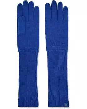 Перчатки UGG Long Knit Gloves with Smart Conductive Palm and Fingers, цвет Night Sky