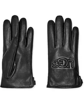Перчатки UGG Shorty Smart Gloves with Conductive Leather Palm, черный
