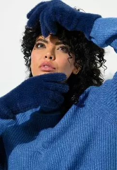 Перчатки Ulla Popken, темно-синий