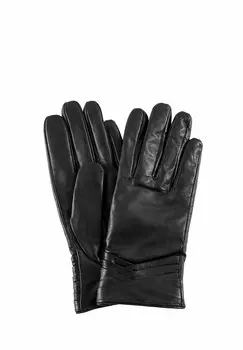 Перчатки WITH NICE FOLD DETAILS DEPECHE, черный