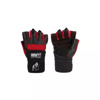 Перчатки Wrap Wrap - Даллас - Черный/Красный GORILLA WEAR, черный