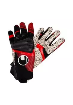 Перчатки вратарские Powerline Supergrip+ Reflex мужские uhlsport, цвет Schwarz Rot