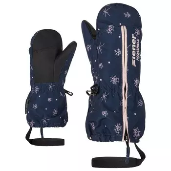 Перчатки Ziener Langelo AS Minis, цвет Snowcrystal Print