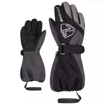 Перчатки Ziener Lauro AS Glove Junior, цвет Black/Magnet
