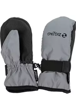 Перчатки ZIGZAG, серебристый