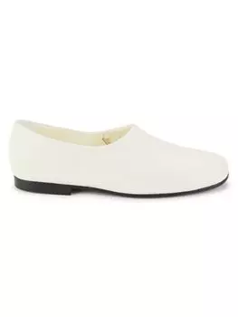 Перчаточные кожаные лоферы Co, слоновая кость