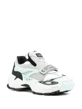 Перчаточные слипоны Кроссовки Off-White, зеленые