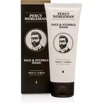 Percy Nobleman Face and Stubble Wash 75ml Бодрящий и увлажняющий гель для умывания для мужчин