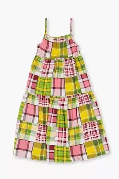 Переделанное клетчатое платье для девочек Forever 21