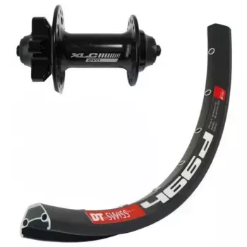 Переднее колесо XLC DT Swiss 466D EVO 27.5 6B Disc MTB, черный