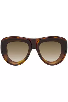 Передние линзы авиаторских солнцезащитных очков Loewe, цвет havana