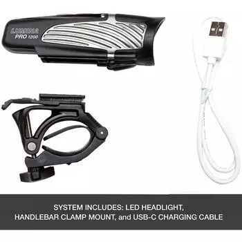 Передний фонарь Lumina Pro 1300 + NiteLink NiteRider, цвет One Color