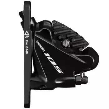 Передний тормоз Shimano 105 R7020+R7070 Flat Mount Hydraulic, черный