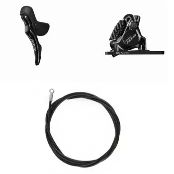 Передний тормоз Shimano 105 ST-R7120+BR-7170, серебряный