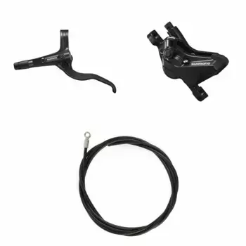 Передний тормоз Shimano Deore MT401 BL-MT401 + BR-MT420 Hydraulic, серебряный