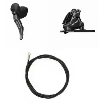 Передний тормоз Shimano GRX ST-RX820+BR-RX820, серебряный