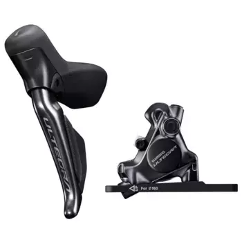 Передний тормоз Shimano Ultegra Di2 ST-R8170/BR-R8170, черный