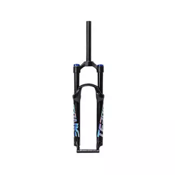 Передняя вилка для горного внедорожника SHENGXIN, дисковый тормоз с титановым покрытием, амортизатор воздушного давления, быстроразъемный, 24 дюйма, черный